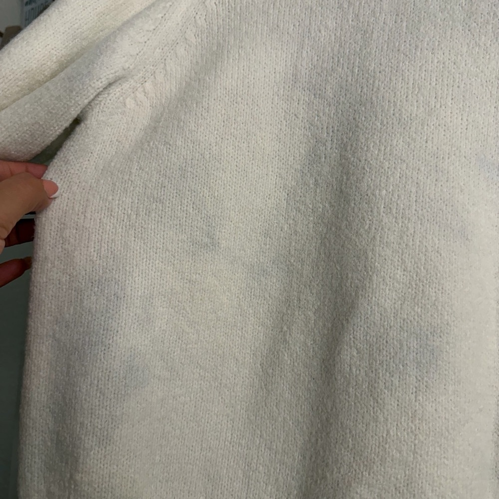 Abercrombie & Fitch Cream Crew Neck Sweater - Picture 4 of 5